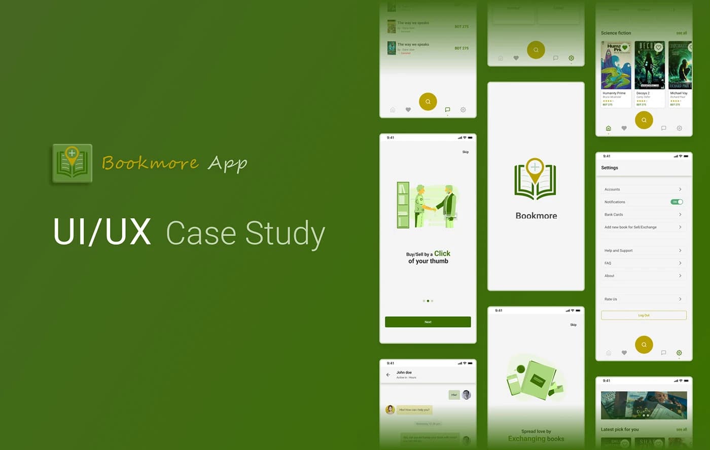 Bookmore UI/UX Case Study